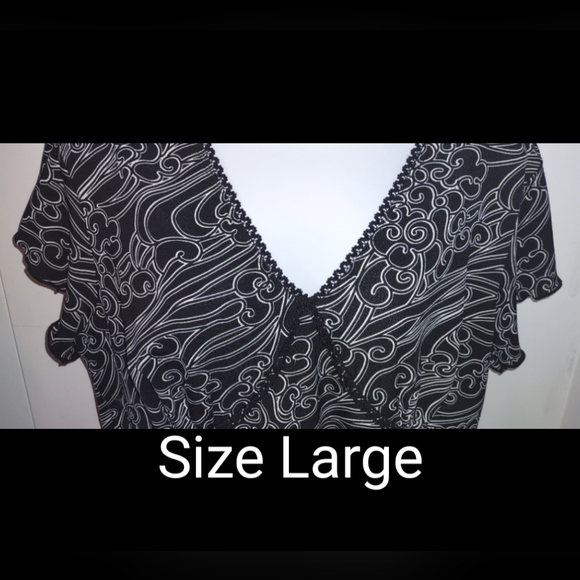 Slit Sleeves Stretch Black Sexy Top - Picture 4 of 9